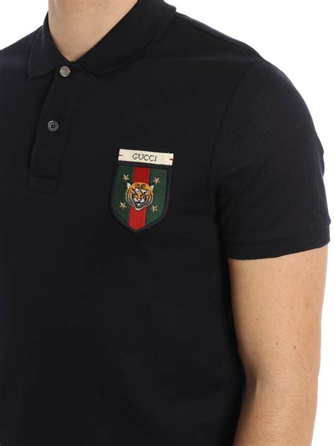 gucci polo heren zwart|T.